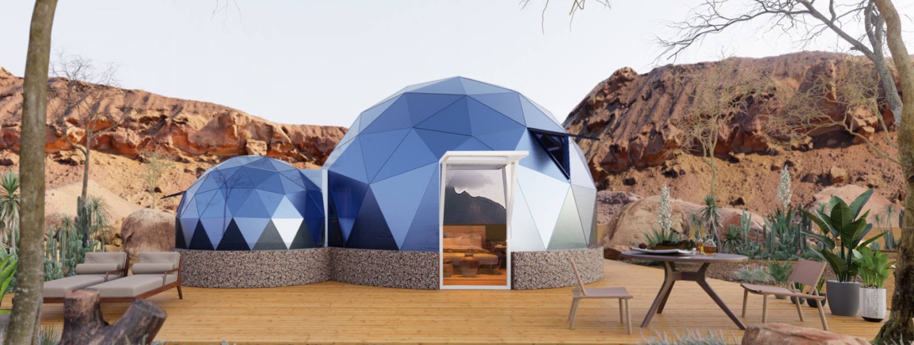 大兴安球形智能光伏玻璃星空房